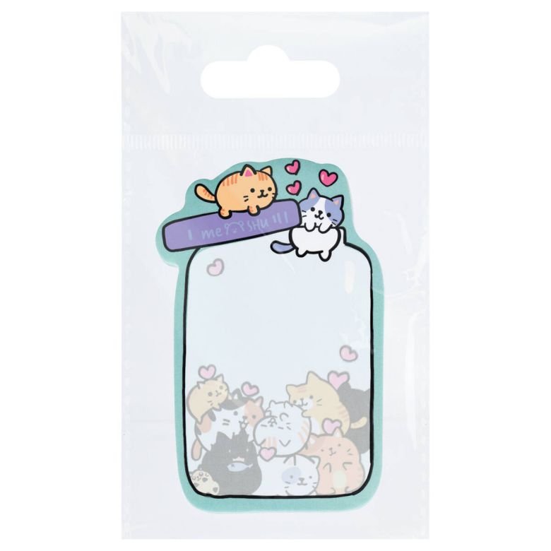 68930 MESHU STICKY NOTES "CAT'S POT" 40 ΦΥΛΛΑ (ΣΥΣΚ-12ΤΕΜ) - Image 1