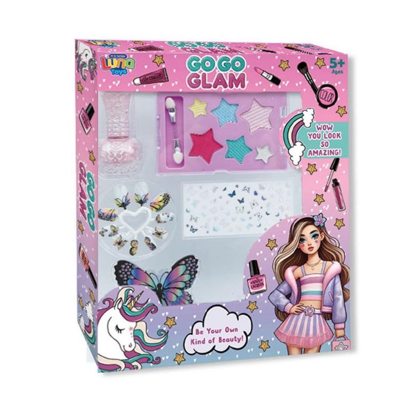69164-1 ΣΕΤ ΜΑΚΙΓΙΑΖ GO GO GLAM 21ΤΕΜ 21,5Χ3,5Χ28,5 - Image 1