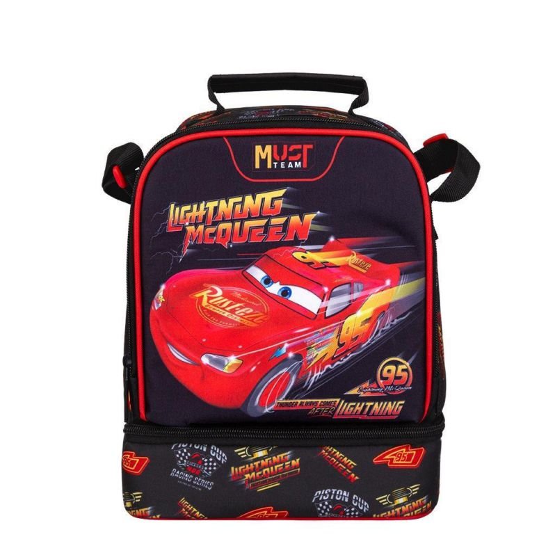 69260-1 ΤΣΑΝΤΑΚΙ ΦΑΓΗΤΟΥ ΙΣΟΘΕΡΜΙΚΟ DISNEY "CARS LIGHTNING MCQUEEN" 2 ΘΗΚΕΣ MUST TEAM - Image 1