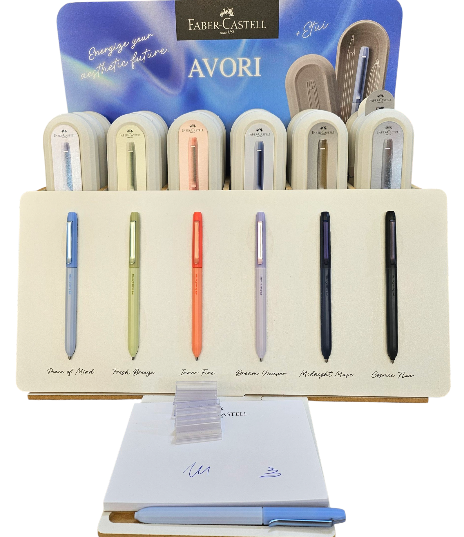 ΣΤΥΛΟ AVORI DS ΒΙΤΡΙΝΑ 18 ΤΕΜ FABER CASTELL
