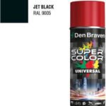 ΣΠΡΕΙ ΑΚΡΥΛΙΚΟ DEN BRAVEN BOSTIK 9005  ΜΑΥΡΟ GLOSS  400ML