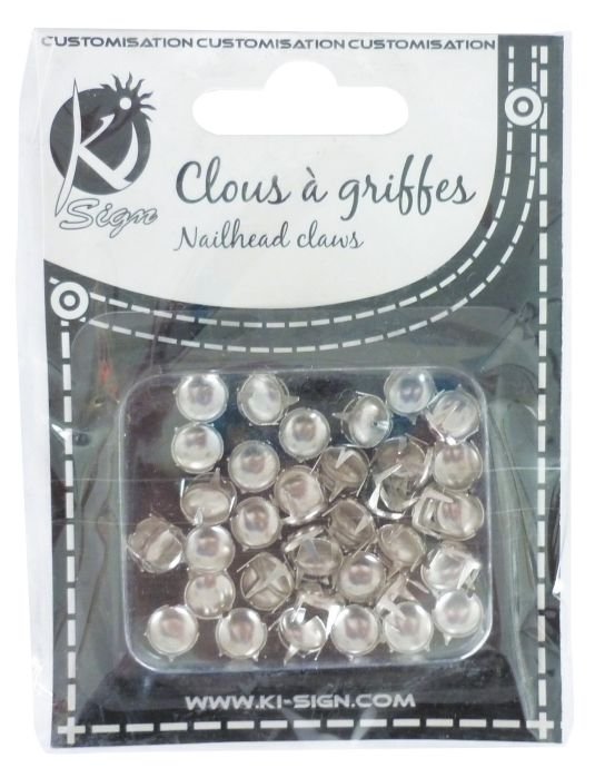 69566-1 ΚΑΡΦΙΔΕΣ ΔΙΑΚΟΜΗΤΙΚΕΣ ΑΣΗΜΙ 10MM-30PCS - Image 1