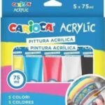 ΣΕΤ ΑΚΡΥΛΙΚΑ CARIOCA 5Χ75ML