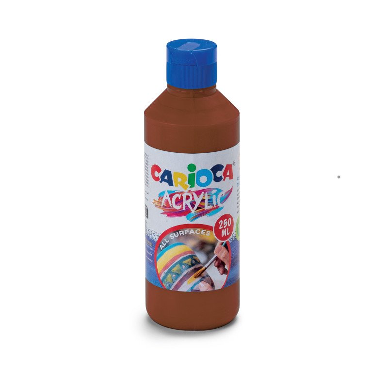 69847-1 ΑΚΡΥΛΙΚΑ CARIOCA 250ML BROWN - Image 1