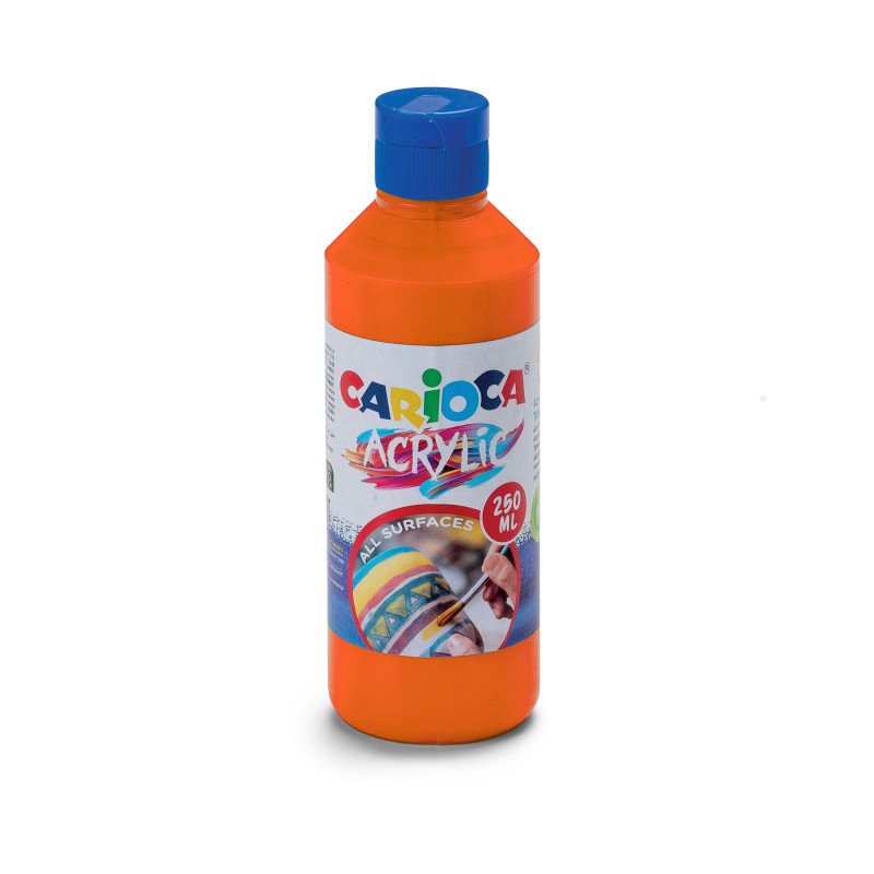 69848-1 ΑΚΡΥΛΙΚΑ CARIOCA 250ML ORANGE - Image 1