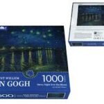 ΠΑΖΛ - V. VAN GOGH, ΕΝΑΣΤΡΗ ΝΥΧΤΑ ΠΑΝΩ ΑΠΟ ΤΟΝ ΡΟΔΑΝΟ, 1000 ΚΟΜΜΑΤΙΑ