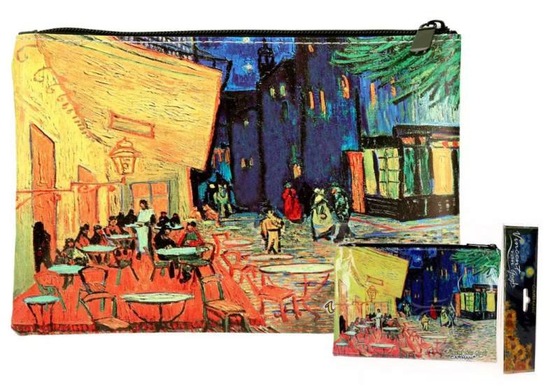 70004-1 ΤΣΑΝΤΑΚΙ - V. van Gogh, Cafe Terrace at Night (CARMANI) - Image 1