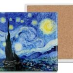 ΚΕΡΑΜΙΚΟ ΣΟΥΒΕΡ, ΤΕΤΡΑΓΩΝΟ - V van Gogh,starry night