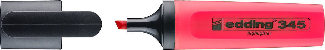 70065-1 EDDING ΜΑΡΚΑΔΟΡΟΣ ΥΠΟΓΡΑΜΜΙΣΗΣ ΚΟΚΚΙΝΟ 2-5mm ΕΠΑΝΑΓΕΜΙΖΟΜΕΝΟΣ ΑΔΙΑΦΡΟΧΟΣ - Image 1
