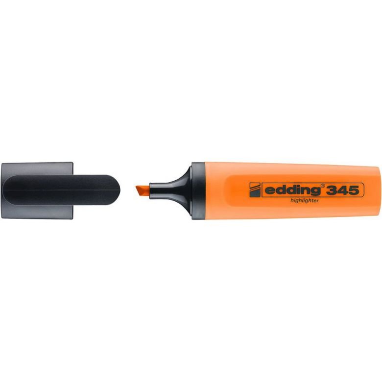 70067-1 EDDING ΜΑΡΚΑΔΟΡΟΣ ΥΠΟΓΡΑΜΜΙΣΗΣ ΠΟΡΤΟΚΑΛΙ 2-5mm ΕΠΑΝΑΓΕΜΙΖΟΜΕΝΟΣ ΑΔΙΑΦΡΟΧΟΣ - Image 1