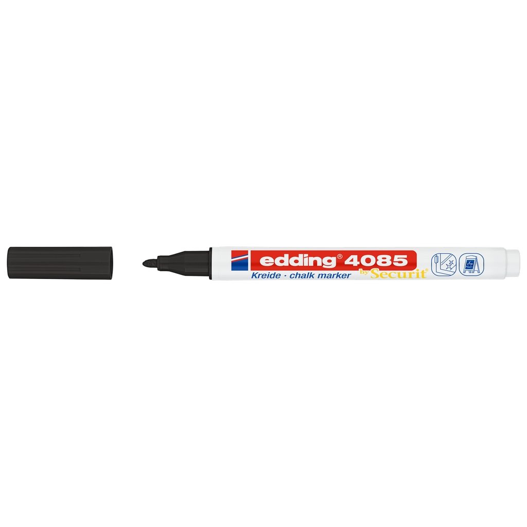 70122-1 EDDING CHALK MARKER 4085 ΜΑΥΡΟ - Image 1