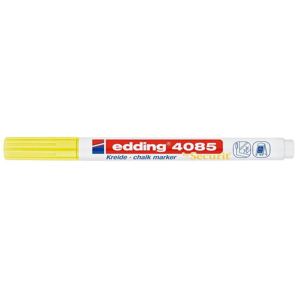 EDDING CHALK MARKER 4085 ΚΙΤΡΙΝΟ ΦΩΣΦΟΡΟΥΧΟ