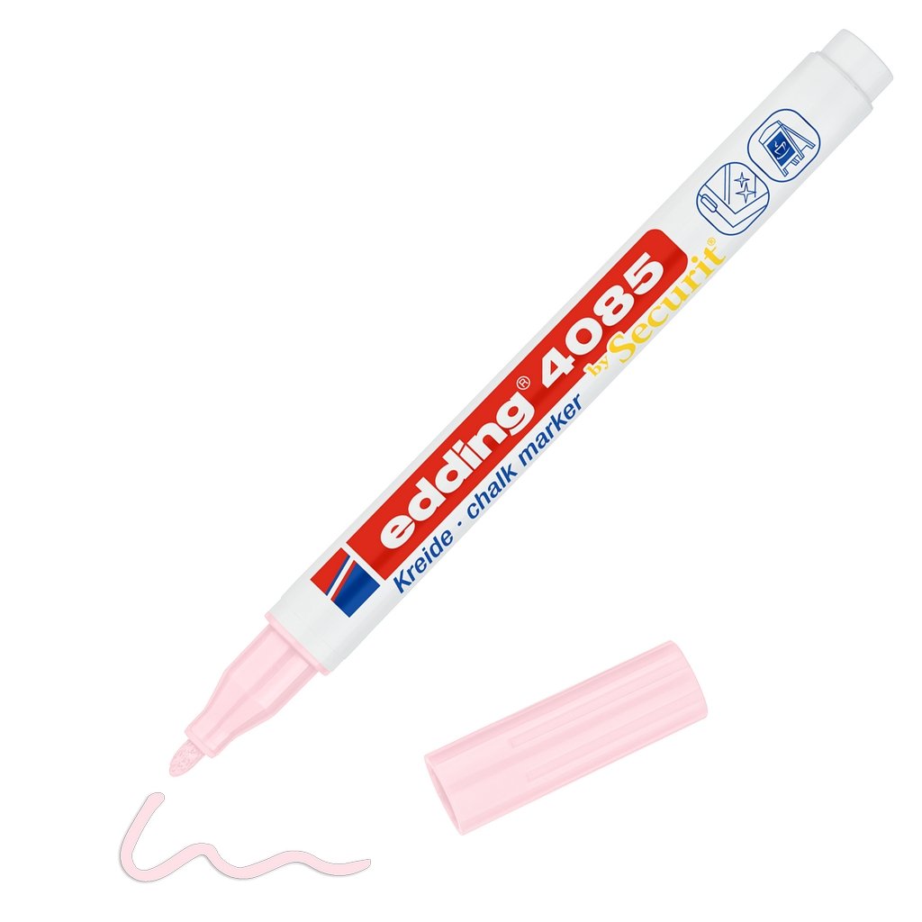 EDDING CHALK MARKER 4085 ΡΟΖ ΠΑΣΤΕΛ