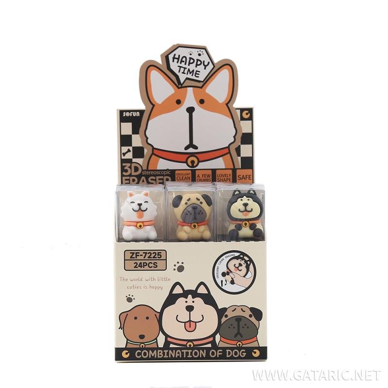 ΓΟΜΟΛΑΣΤΙΧΑ "DOG" 3D 24ΤΕΜ (Display)