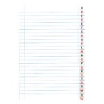 ΤΕΤΡΑΔΙΟ ΕΥΡΕΤΗΡΙΟ ΑΓΓΛΙΚΟ ΡΙΓΕ 17x25cm 48 ΦΥΛΛΑ (ΣΥΣΚ-15ΤΕΜ) - Image 2