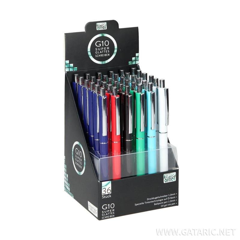 28856 ΣΤΥΛΟ BALLPOINT "G10" 1mm ( ΣΥΣΚ-36ΤΕΜ) - Image 1
