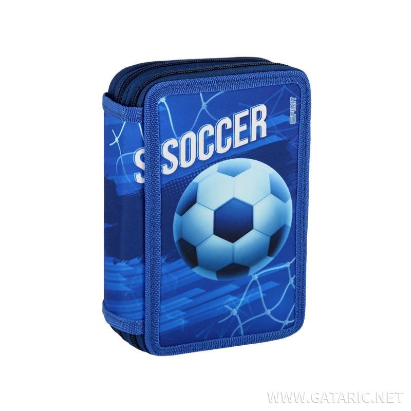 68242 ΚΑΣΕΤΙΝΑ ΤΡΙΠΛΗ ΓΕΜΑΤΗ "FOOTBALL BLUE" - Image 1