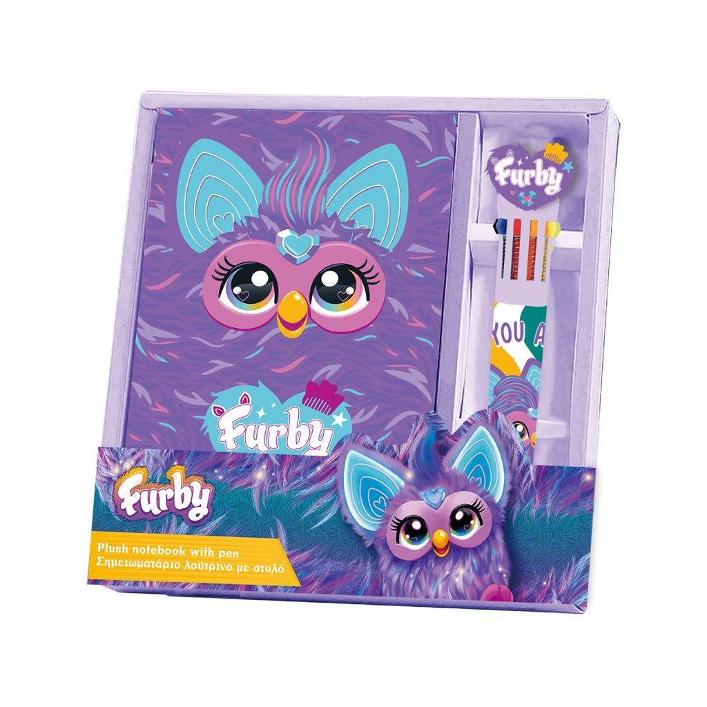 70462 ΣΗΜΕΙΩΜΑΤΑΡΙΟ ΛΟΥΤΡΙΝΟ ΜΕ ΣΤΥΛΟ "FURBY" - Image 1