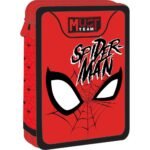 ΣΧΟΛΙΚΗ ΚΑΣΕΤΙΝΑ ΔΙΠΛΗ ΓΕΜΑΤΗ "SPIDER-MAN RED" MUST TEAM