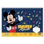 ΜΠΛΟΚ ΖΩΓΡΑΦΙΚΗΣ "MICKEY" 23x33cm 40 ΦΥΛΛΑ ΑΥΤΟΚΟΛΛΗΤΑ-ΣΤΕΝΣΙΛ- 2ΣΕΛ ΧΡΩΜ/ΣΜΟΥ ΣΕ 2 ΣΧΕΔΙΑ