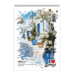 ΜΠΛΟΚ ΣΧΕΔΙΟΥ Α5 I LOVE GREECE 30φυλλα (Συσκ-10τεμ) - Image 6