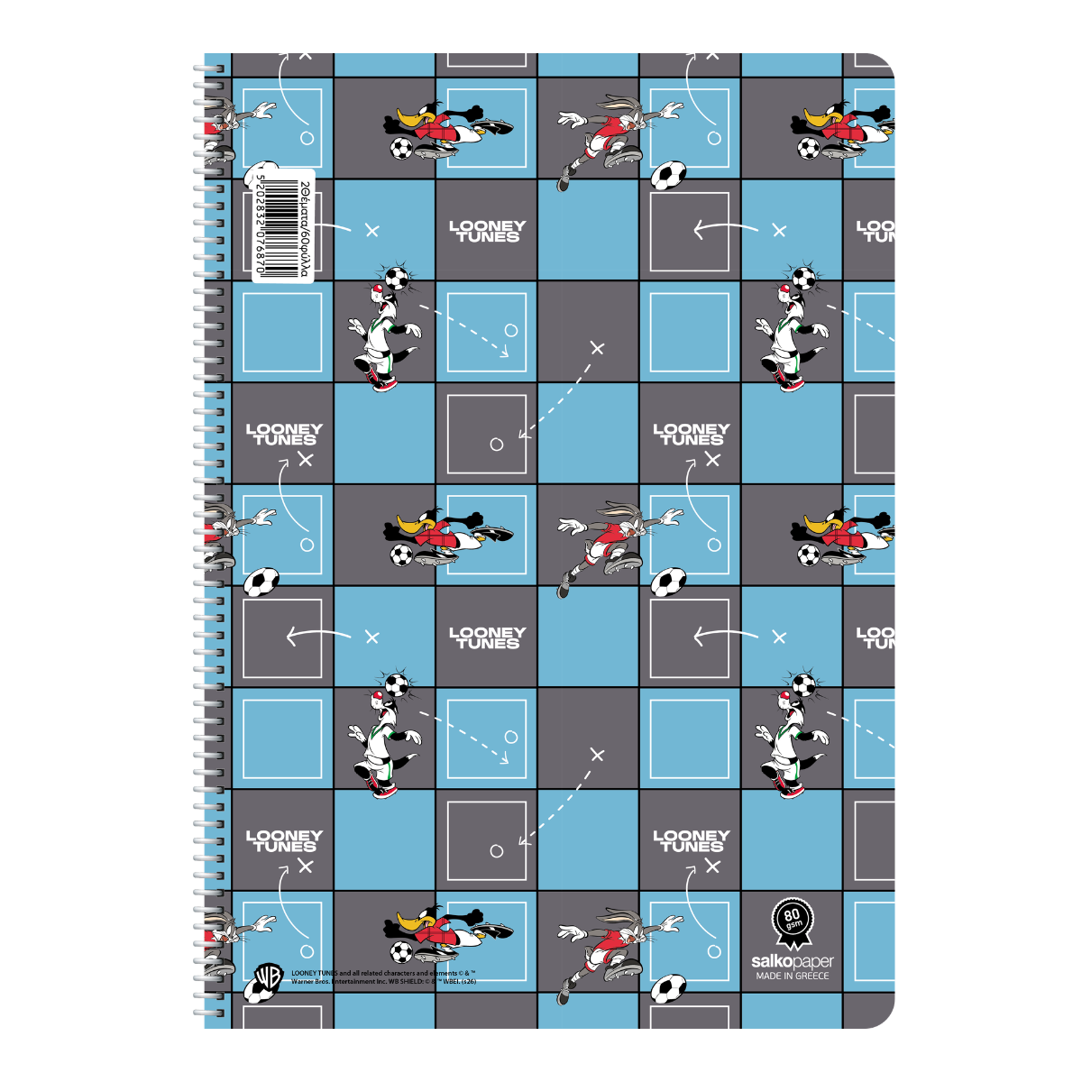 70554 ΤΕΤΡΑΔΙΟ ΣΠΙΡΑΛ "LOONEY TUNES V.2" 21x29/120ΣΕΛ-2 ΘΕΜΑΤΑ (ΣΥΣΚ-10ΤΕΜ) - Image 1