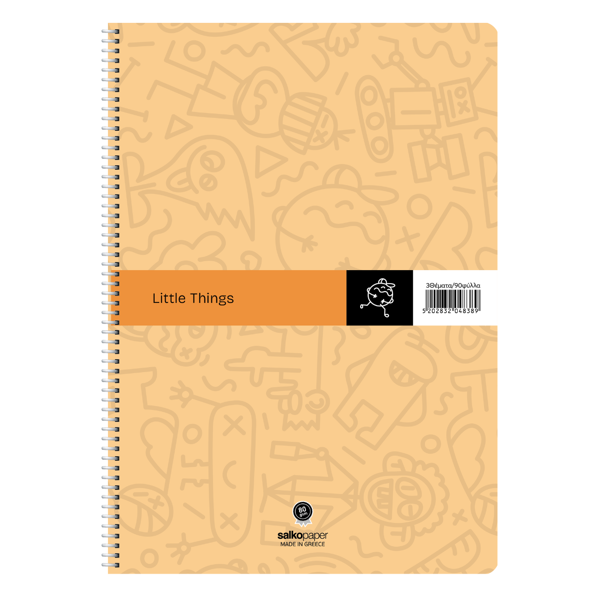 ΤΕΤΡΑΔΙΟ ΣΠΙΡΑΛ "LITTLE THINGS" 17x25/60ΣΕΛ-1 ΘΕΜΑ