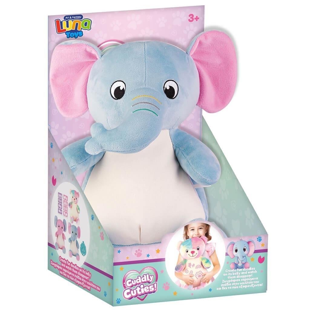 70735 ΛΟΥΤΡΙΝΟ ΜΑΓΙΚΟ ΕΛΕΦΑΝΤΑΚΙ CUDDLY CUTIES - Image 1