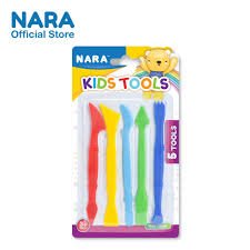 70795 ΕΡΓΑΛΕΙΑ ΠΛΑΣΤΕΛΙΝΗΣ 5ΤΕΜ KIDTOOLS - Image 1