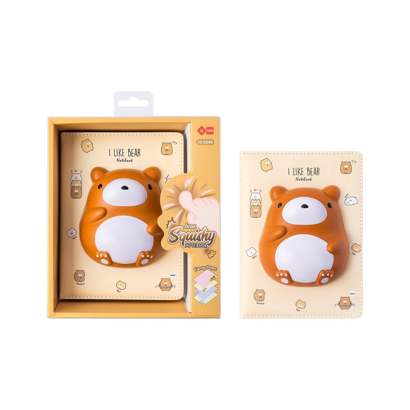 ΣΗΜΕΙΩΜΑΤΑΡΙΟ SQUISHY "BEAR" MANAL
