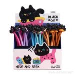 ΣΤΥΛΟ GEL OIL ΓΑΤΑΚΙΑ ΜΑΥΡΑ ''FLEX BLACK CAT''(ΣΥΣ-36ΤΕΜ)