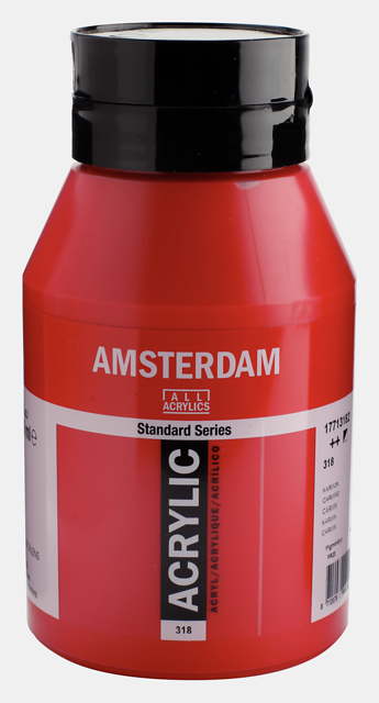 02814 ΑΚΡΥΛΙΚΟ AMSTERDAM 1L No.318 Carmine - Image 1