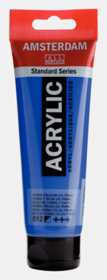 ΑΚΡΥΛΙΚΟ AMSTERDAM 120ml No.512 Cobalt Blue (Ultramarine)
