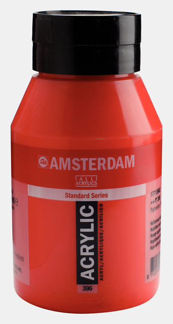 06021 ΑΚΡΥΛΙΚΟ AMSTERDAM 1L No.396 Naphthol Red Medium - Image 1
