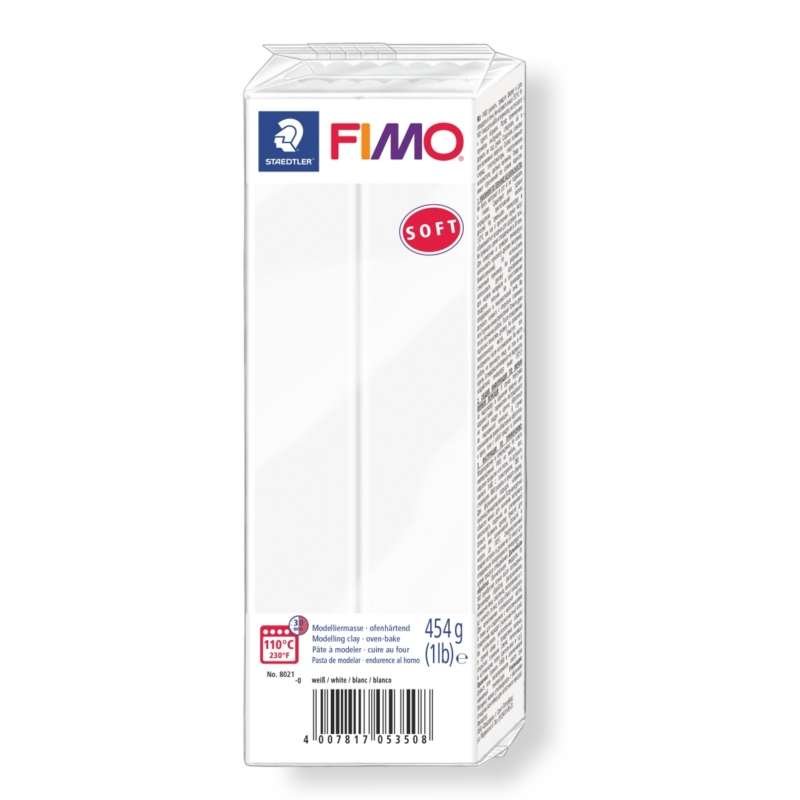 STAEDTLER ΠΗΛΟΣ FIMO SOFT 8021-0 White 454g