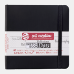 ΜΠΛΟΚ ΣΧΕΔΙΟΥ DOTS 12x12 ΚΟΥΚΚΙΔΕΣ 80g ΜΑΥΡΟ TALENS ART CREATION