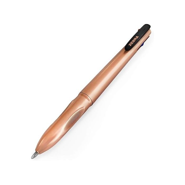 ΣΤΥΛΟ ZEBRA BALL Z-GRIP SMOOTH ROSE GOLD 1.0MM 4 ΧΡΩΜ2 .