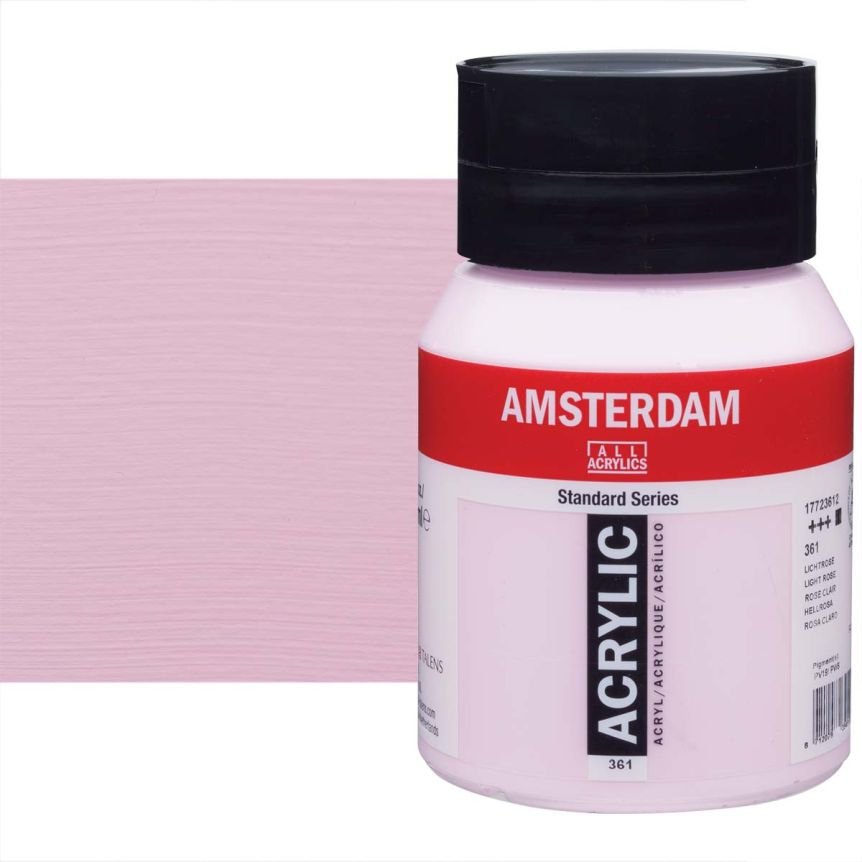 64857 ΑΚΡΥΛΙΚΟ AMSTERDAM 500ml No.361 Light Rose - Image 1