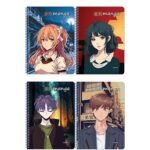 ΤΕΤΡΑΔΙΟ ΣΠΙΡΑΛ MANGA 17x25/60Φ-2 ΘΕΜΑΤΑ (ΣΥΣK-10ΤΕΜ)