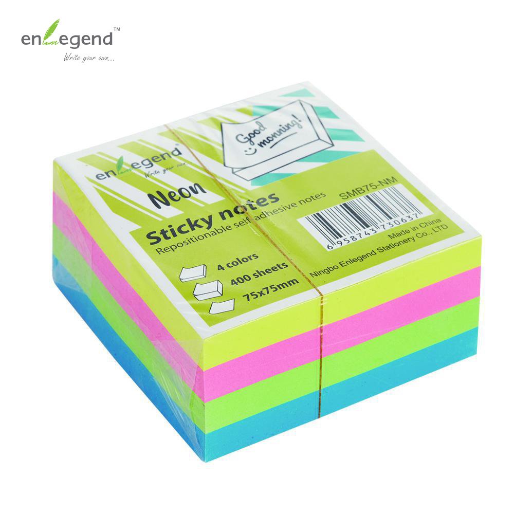 ΚΥΒΟΣ ΑΥΤΟΚΟΛΛΗΤΟΣ 75x75 400 ΦΥΛΛΑ NEON MIX