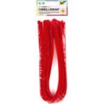 ΣΥΡΜΑ ΠΙΠΑΣ 8mm-50cm HOT RED 10ΤΕΜ FOLIA