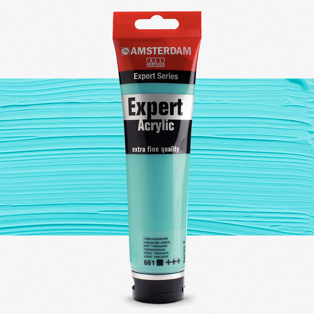 68419 ΑΚΡΥΛΙΚΟ AMSTERDAM S2 150ml EXPERT Νο.661 Turquoise Green - Image 1