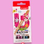 ΣΕΤ PASTEL GLITTER ΜΑΡΚΑΔΟΡΟΙ 6 ΤΕΜ BRUYNZEEL KIDS