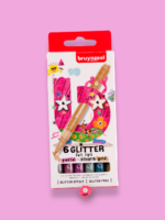 ΣΕΤ PASTEL GLITTER ΜΑΡΚΑΔΟΡΟΙ 6 ΤΕΜ BRUYNZEEL KIDS