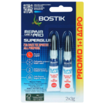 SUPER GLUE LIQUID ΚΟΛΛΑ ΚΥΑΝΟΑΚΡΥΛΙΚΗ ΡΕΥΣΤΗ  - 2x3g BOSTIK