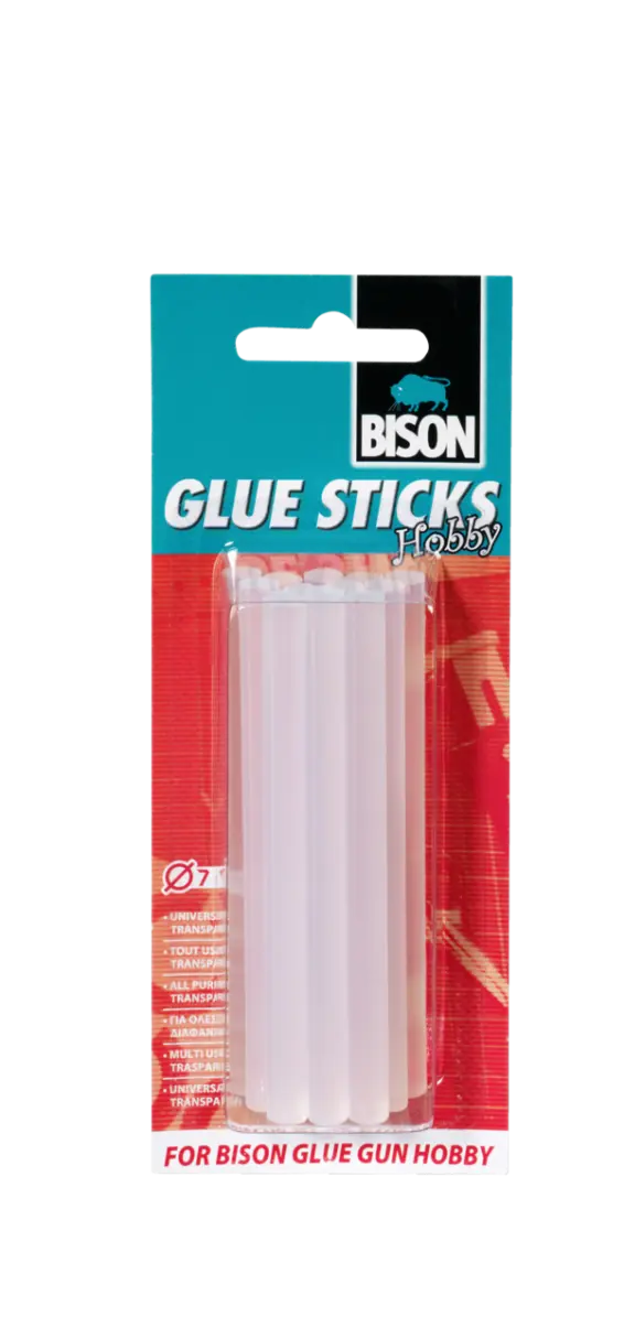 70944 ΚΟΛΛΑ ΣΙΛΙΚΟΝΗΣ BISON ΜΙΚΡΕΣ STICK 7mm 12 TEM - Image 1