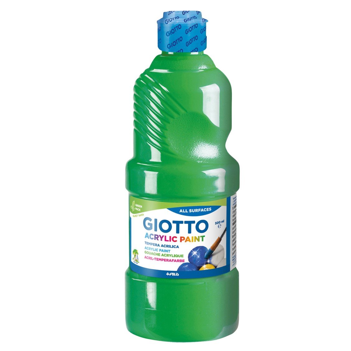 00029 ΑΚΡΥΛΙΚΗ ΤΕΜΠΕΡΑ ΠΡΑΣΙΝΗ 500ml GIOTTO - Image 1