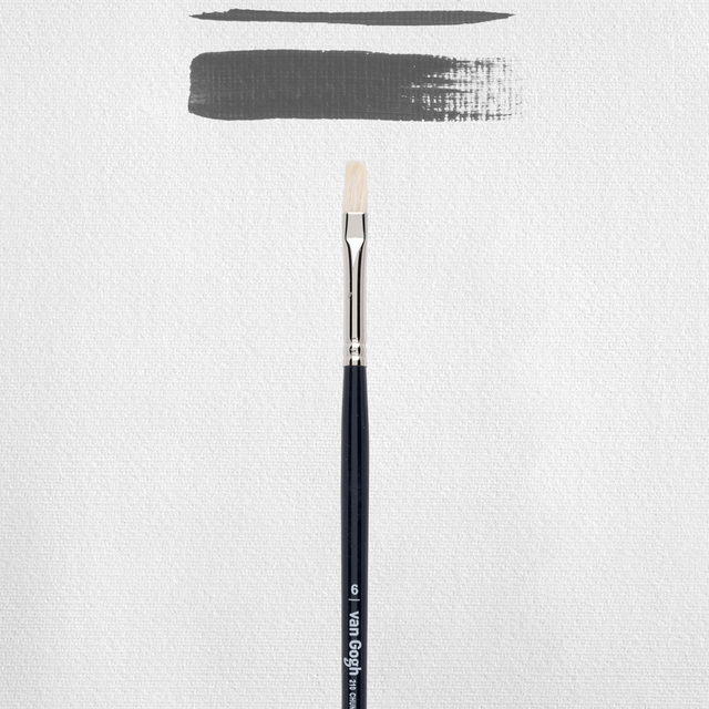 ΠΙΝΕΛΟ VAN GOGH ΛΑΔΙ/ΑΚΡΥΛΙΚΟ S210 Νο 6 ΠΛΑΚΕ BRISTLE (ΤΡΙΧΑ ΧΟΙΡΟΥ)