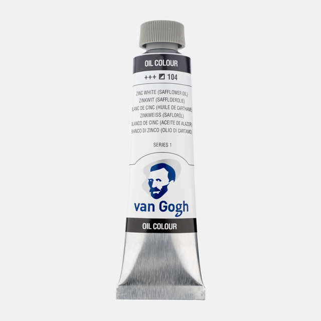 06059 ΛΑΔΙΑ VAN GOGH 40ml S1 T.9 No.104 Zinc White (Safflower Oil) (ΣΥΣΚ-3ΤΕΜ) - Image 1