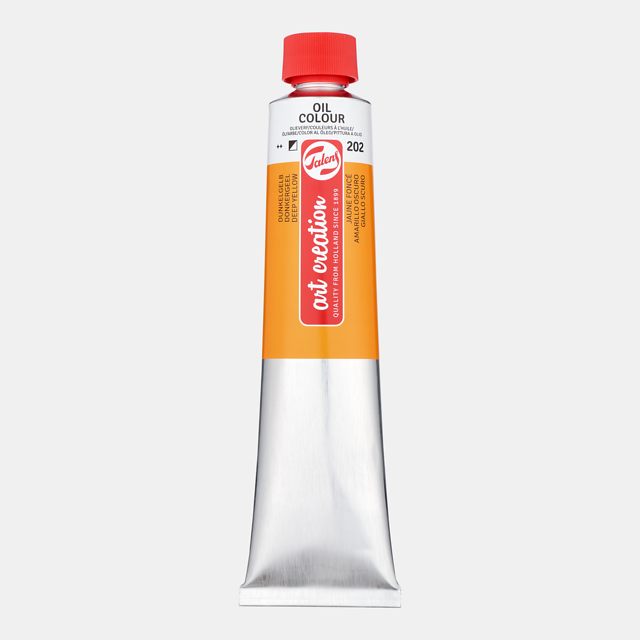 10222 ΛΑΔΙΑ ART CREATION 200ml No.202 Deep Yellow - Image 1